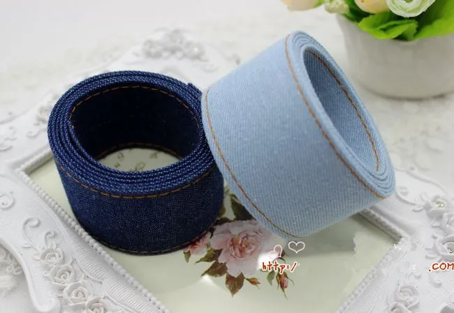 10 ярдов/партия ковбойская тканевая лента для джинсов|satin ribbon|jeans ribbon10 yard |