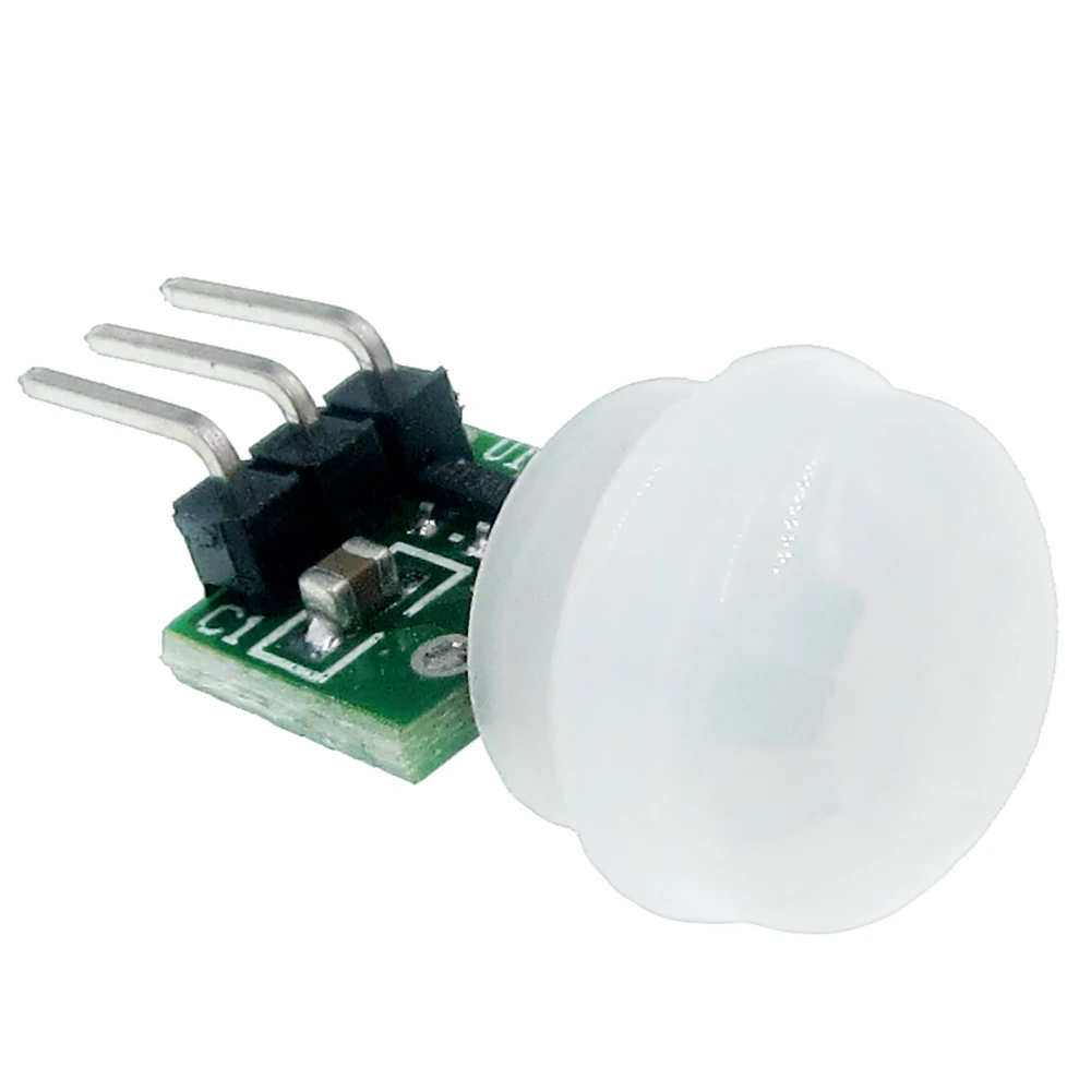 Mini IR Pyroelectric Infrared PIR Motion Human Sensor Automatic Detector Module AM312 Sensor DC 2.7 to 12V
Mini IR Pyroelectric Infrared PIR Motion Human Sensor Automatic Detector Module AM312 Sensor DC 2.7 to 12V