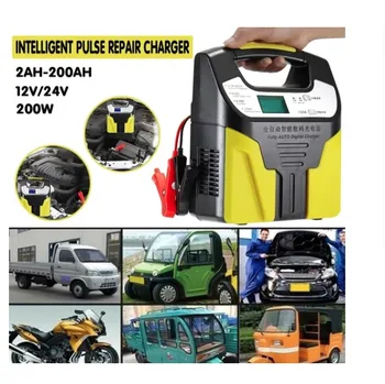 12V-24V Car Booster Fast Battery Charger Muiti-function Protecter Professional Multi-Current Car Battery Charger
12V-24V Car Booster Fast Battery Charger Muiti-function Protecter Professional Multi-Current Car Battery Charger