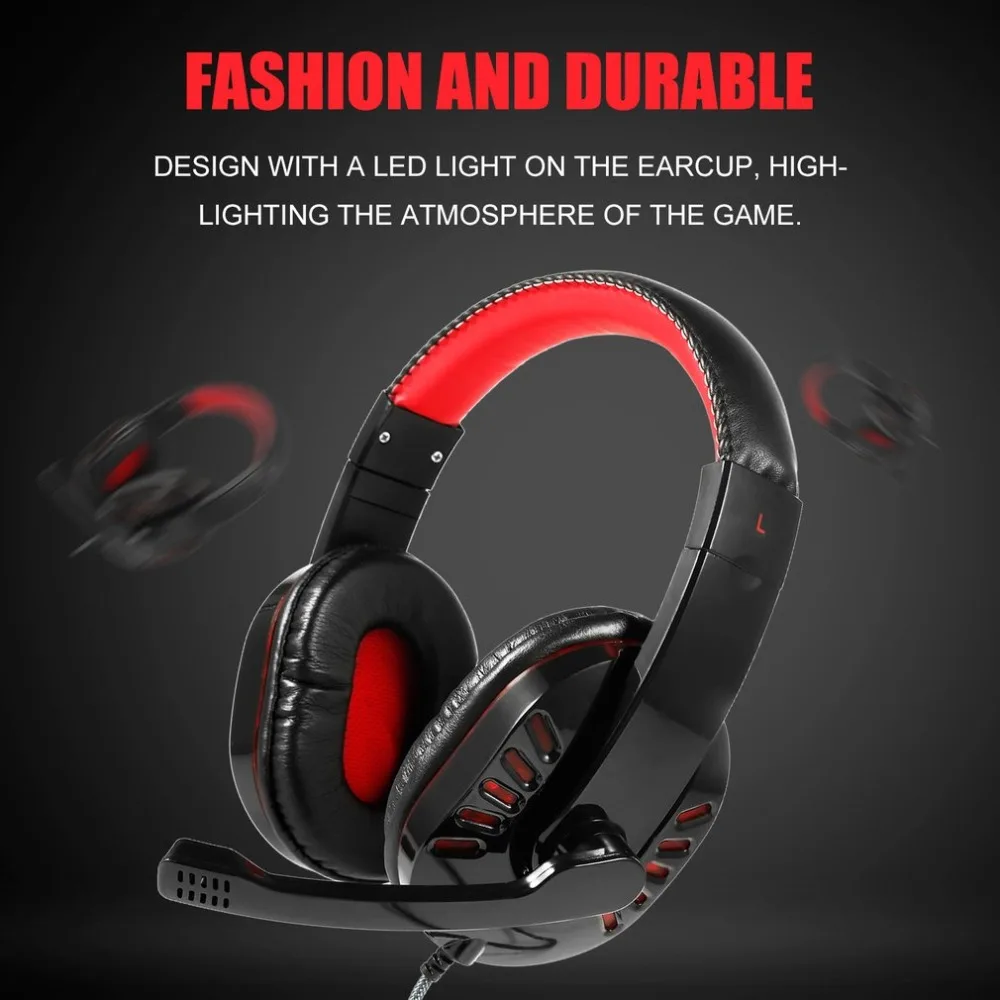 SY755MV Gaming Headset with Mic-Sound Clarity Noise Reduction Headphone LED Lights for Computer Game for PS4/XBOX-ONE
SY755MV Gaming Headset with Mic-Sound Clarity Noise Reduction Headphone LED Lights for Computer Game for PS4/XBOX-ONE