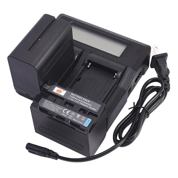 

2* DSTE 7.4V 7900mAh NP-F970 F960 F950 F930 Camera Battery+ 1* LCD Charger For Sony PLM-100 CCD-TRV35 MVC-FD91 MC1500C L10