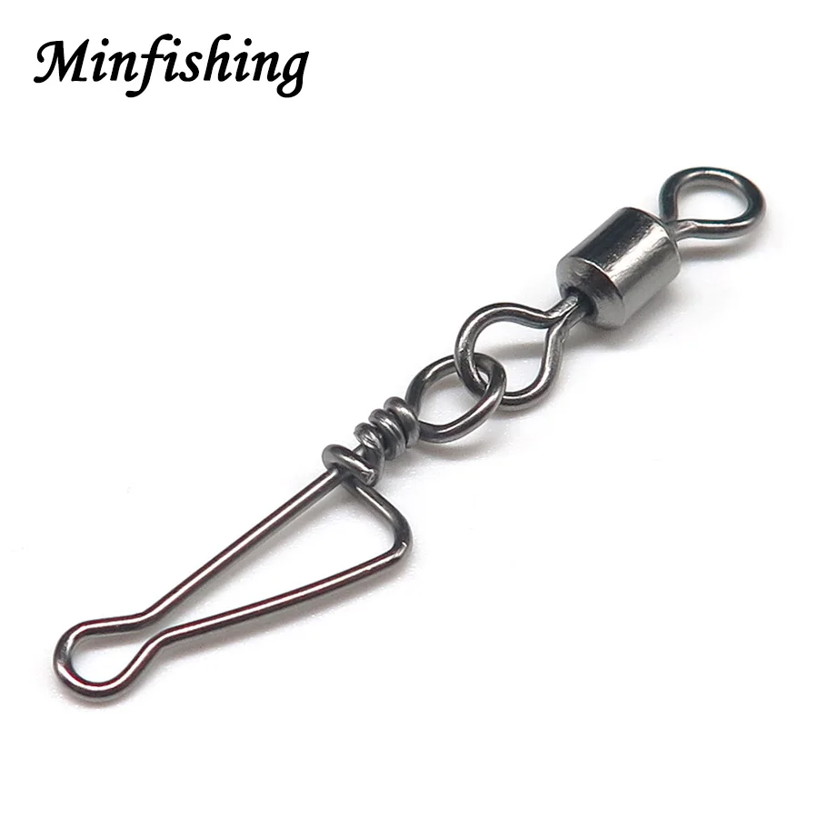Minfishing 50pcs/lot Fishing Connector MS+YDL Fishing Swivel with Coastlock Snap Fishing Lure Accessories
Minfishing 50pcs/lot Fishing Connector MS+YDL Fishing Swivel with Coastlock Snap Fishing Lure Accessories