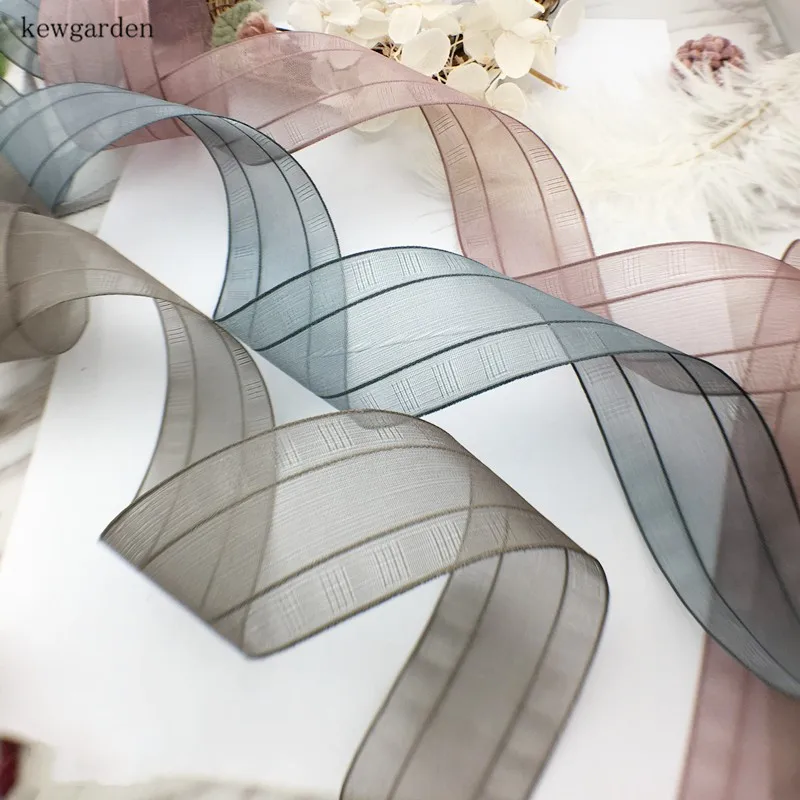 Kewgarden Stripe Yarn Organza Ribbons 1" 1-1/2" Handmade Tape DIY Bowknot Ribbon Accessories Satin Riband 6m/lot
Kewgarden Stripe Yarn Organza Ribbons 1" 1-1/2" Handmade Tape DIY Bowknot Ribbon Accessories Satin Riband 6m/lot