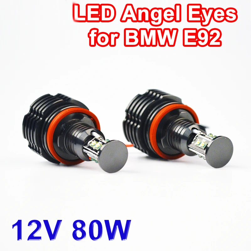 flytop (1 Set) 2*40W 80W H8 Angel Eyes LED Marker CREE LED Chips XENON White 7000K for BMW E90 E92 X5 E71 X6 E82 M3 E60 E70
flytop (1 Set) 2*40W 80W H8 Angel Eyes LED Marker CREE LED Chips XENON White 7000K for BMW E90 E92 X5 E71 X6 E82 M3 E60 E70