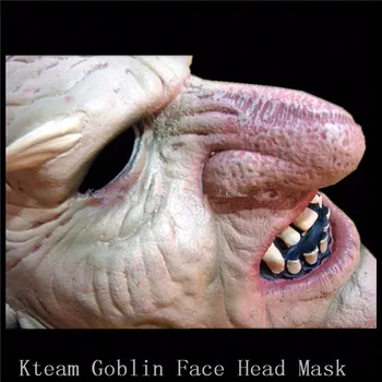 Halloween Scary Monster Goblin Mask Realistic Silicone Mask Beast cosplay mask latex hood mascara terror vestido de festa face
Halloween Scary Monster Goblin Mask Realistic Silicone Mask Beast cosplay mask latex hood mascara terror vestido de festa face