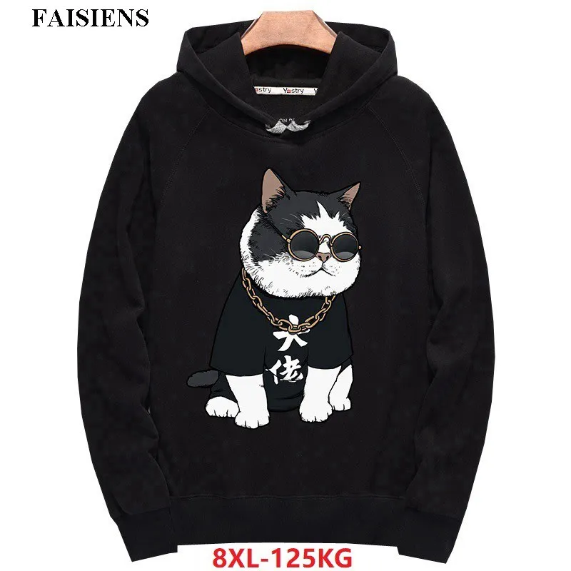FAISIENS Men Hipster Hooded Sweatshirts Large Size 6XL Husky Dog Hoodies Funny 7XL 8XL Autumn Japan Style Gray Black Sweatshirts
FAISIENS Men Hipster Hooded Sweatshirts Large Size 6XL Husky Dog Hoodies Funny 7XL 8XL Autumn Japan Style Gray Black Sweatshirts