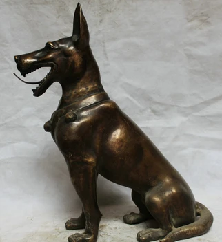 USPS to USA S2131 21" China Chinese Bronze Folk animal Fengshui Zodiac Year Dog Statue sculpture
USPS to USA S2131 21" China Chinese Bronze Folk animal Fengshui Zodiac Year Dog Statue sculpture