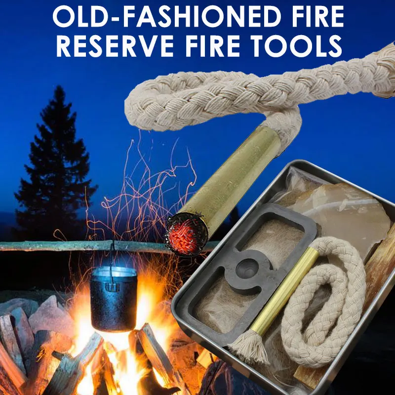 Durable Flint Stone Survival Tools Kit Primitive Fire Starter Silver 7pcs Flame Hike
Durable Flint Stone Survival Tools Kit Primitive Fire Starter Silver 7pcs Flame Hike