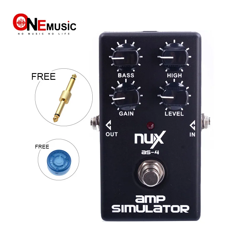 NUX AS-4 Amplifier Amp Simulator Guitar Bass Effect Pedal Bypass Musical Instrument
NUX AS-4 Amplifier Amp Simulator Guitar Bass Effect Pedal Bypass Musical Instrument