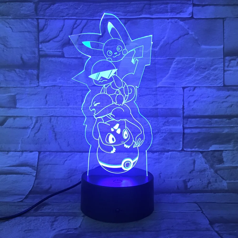 Pokemon Go Pikachu Figure LED Night Lamp for Children Room Decor Battery Night Light Holiday Present Bedroom Night Light Pikachu
Pokemon Go Pikachu Figure LED Night Lamp for Children Room Decor Battery Night Light Holiday Present Bedroom Night Light Pikachu