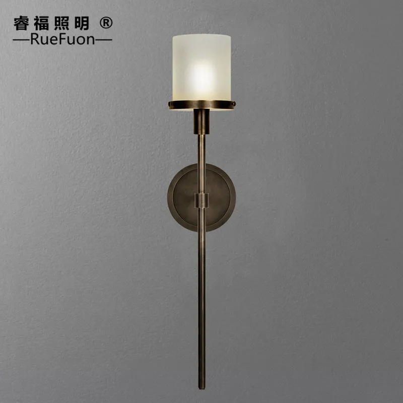 Nordic Modern Copper Wall Lamp Bar, American Copper Lamp Individuality Post-modern Glass Restaurant Copper Lamp
Nordic Modern Copper Wall Lamp Bar, American Copper Lamp Individuality Post-modern Glass Restaurant Copper Lamp