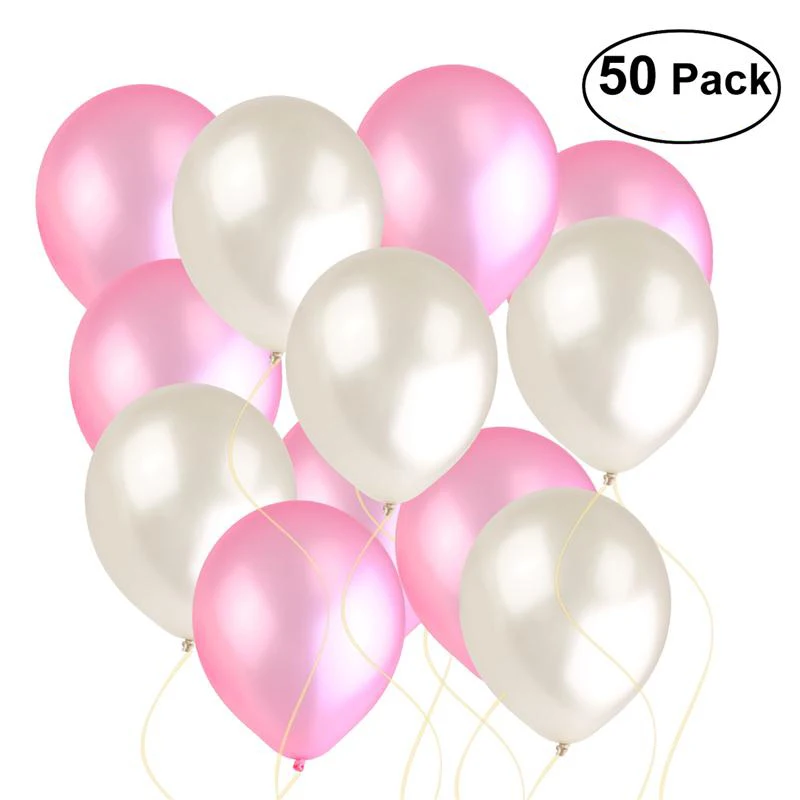 BESTOYARD One Pack Pearly Lustre Balloon For Wedding Birthday Party Decoration For Kids Fun Toy (White & Pink)
BESTOYARD One Pack Pearly Lustre Balloon For Wedding Birthday Party Decoration For Kids Fun Toy (White & Pink)