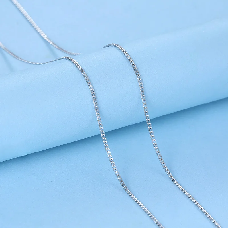 1mm 40CM/45CM Chain Anniversary Jewelry White Gold Color Fancy S925 Silver Female Sweater Chain Necklace
1mm 40CM/45CM Chain Anniversary Jewelry White Gold Color Fancy S925 Silver Female Sweater Chain Necklace