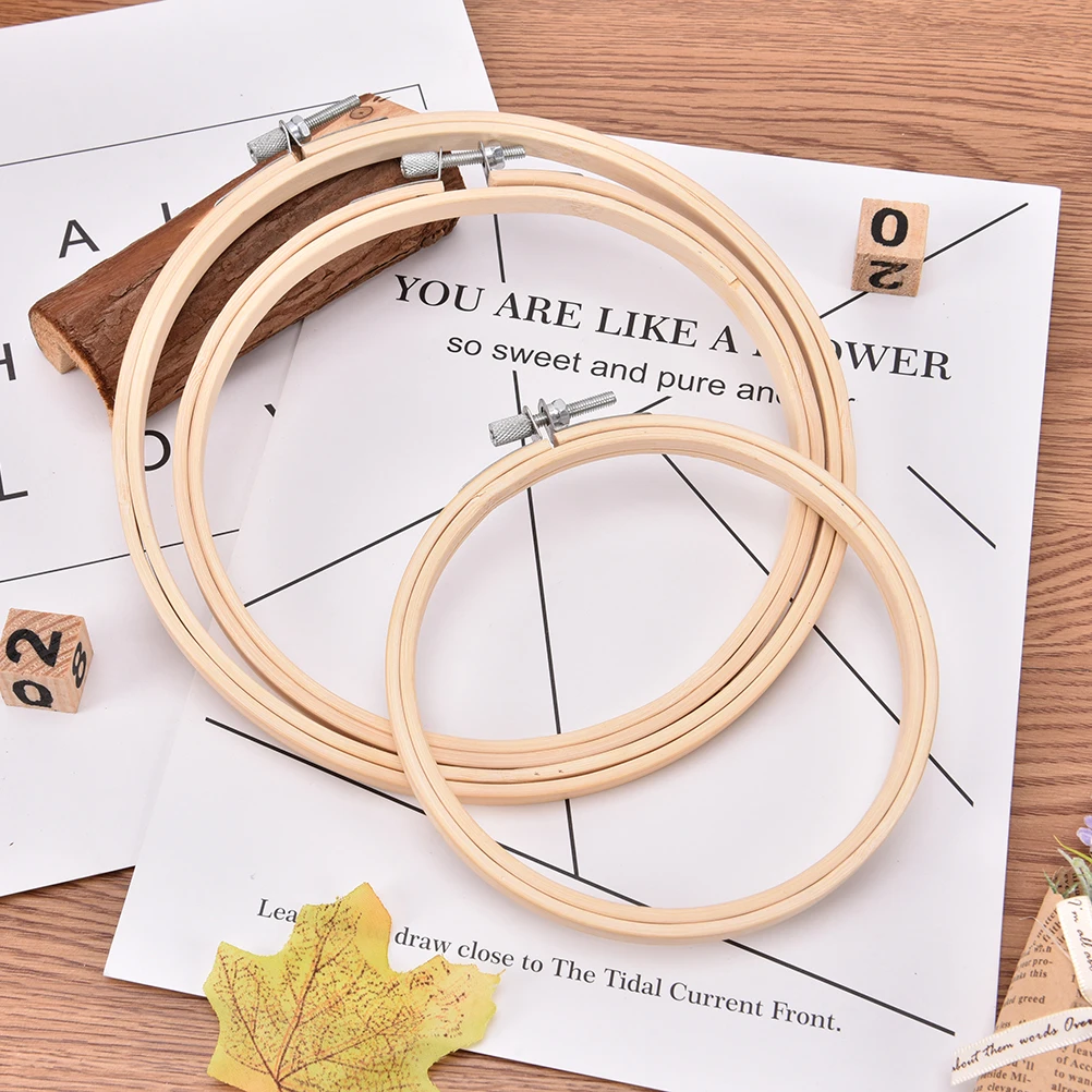 13-34CM 8 Size Bamboo Frame Embroidery Hoop Ring DIY Needlecraft Cross Stitch Machine Round Loop Hand Household Sewing Tools
13-34CM 8 Size Bamboo Frame Embroidery Hoop Ring DIY Needlecraft Cross Stitch Machine Round Loop Hand Household Sewing Tools