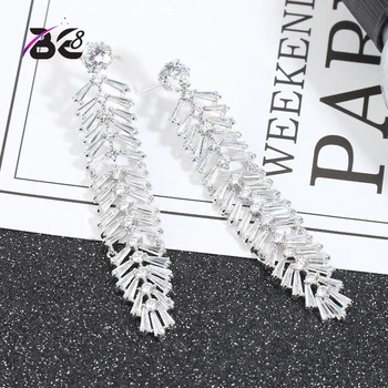 Be 8 Fashion New Arrival AAA Cubic Zirconia Drop Earrings Leaf Shape Long Dangle Drop Earrings for Women Gift E613
Be 8 Fashion New Arrival AAA Cubic Zirconia Drop Earrings Leaf Shape Long Dangle Drop Earrings for Women Gift E613