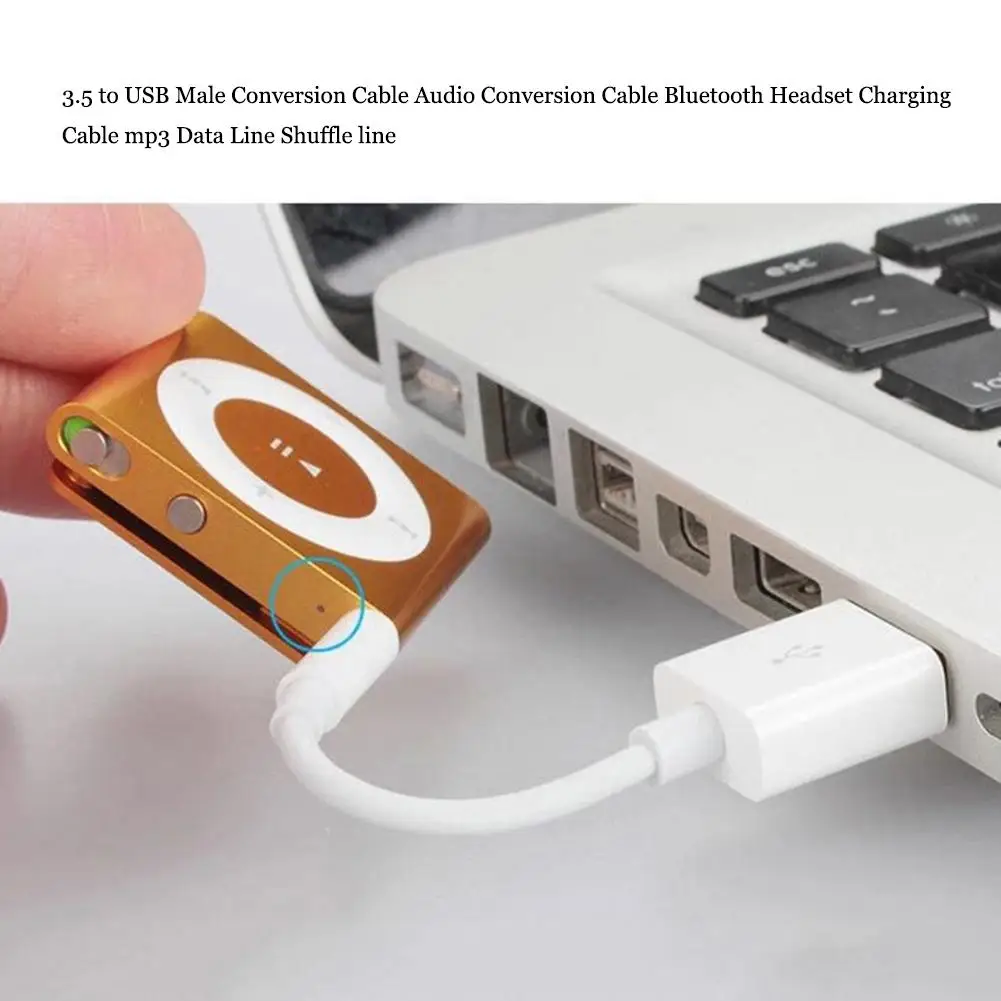 3.5mm Jack To USB 2.0 Data Sync Charger Transfer Audio Adapter Cable Cord For Apple IPod Shuffle 3rd 4th 5th 6th
3.5mm Jack To USB 2.0 Data Sync Charger Transfer Audio Adapter Cable Cord For Apple IPod Shuffle 3rd 4th 5th 6th