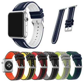 100pcs Hot Silicone strap band for Apple Watch 42mm 38mm 44mm 40mm Rubber Bracelet Watchband for iWatch Series 4/3/2/1 Wristband
100pcs Hot Silicone strap band for Apple Watch 42mm 38mm 44mm 40mm Rubber Bracelet Watchband for iWatch Series 4/3/2/1 Wristband