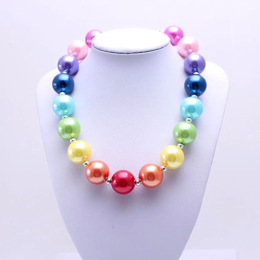 MSH.SUN 2pcs Lovely Rainbow beads necklace Chunky Bubblegum necklace for Kids Fashion Party dress up decoration for Girls BN117
MSH.SUN 2pcs Lovely Rainbow beads necklace Chunky Bubblegum necklace for Kids Fashion Party dress up decoration for Girls BN117