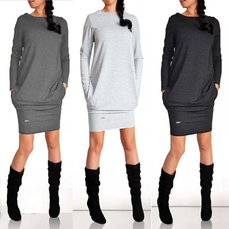 Autumn/ Winter Women Jumper Hoodies Dress Female Long Sleeve Tunic Bodycon Sweatshirt Tracksuit Pullover Vestidos De Fiesta
Autumn/ Winter Women Jumper Hoodies Dress Female Long Sleeve Tunic Bodycon Sweatshirt Tracksuit Pullover Vestidos De Fiesta