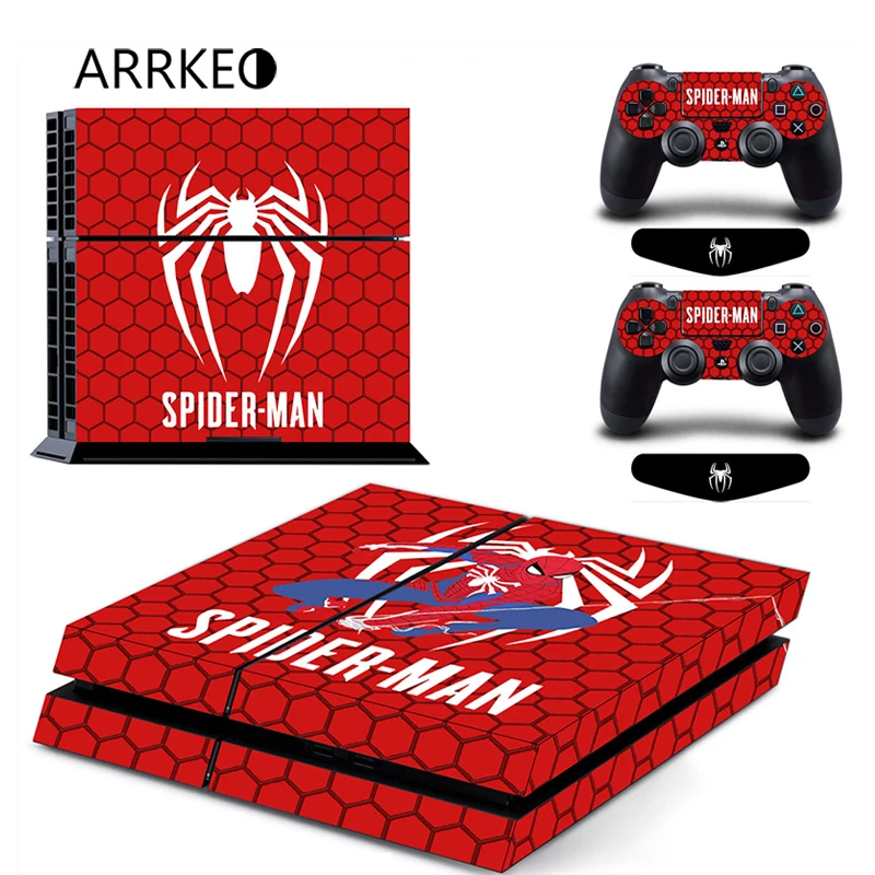 ARRKEO Popular Game Spider-Man Spiderman Cover Decal PS4 Skin Sticker for Sony PlayStation 4 Console 2 Controller Christmas Gift
ARRKEO Popular Game Spider-Man Spiderman Cover Decal PS4 Skin Sticker for Sony PlayStation 4 Console 2 Controller Christmas Gift