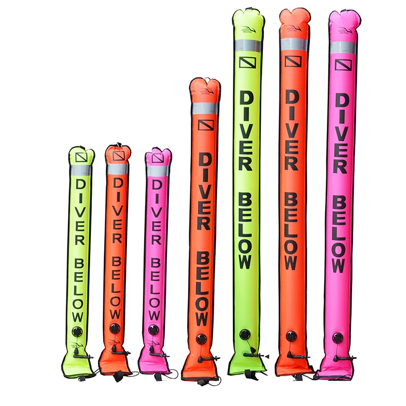 DIVING SMB 1.2m 1.5m 1.8m Buoy Colorful Visibility Safety Inflatable Scuba Diving SMB Surface Signal Marker Buoy Accessory
DIVING SMB 1.2m 1.5m 1.8m Buoy Colorful Visibility Safety Inflatable Scuba Diving SMB Surface Signal Marker Buoy Accessory