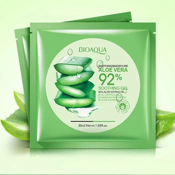 BIOAQUA Natural Aloe Vera Gel Face Mask Wrapped Mask Moisturizing Oil Control Shrink Pores Facials Masks Mask Paste Skin Care
BIOAQUA Natural Aloe Vera Gel Face Mask Wrapped Mask Moisturizing Oil Control Shrink Pores Facials Masks Mask Paste Skin Care