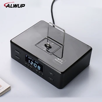 ALWUP Bluetooth Speakers Support Alarm Clock NFC FM Radio Type-C Micro Charger Dock Phone Station Speaker for iPhone 6 7 8 Plus
ALWUP Bluetooth Speakers Support Alarm Clock NFC FM Radio Type-C Micro Charger Dock Phone Station Speaker for iPhone 6 7 8 Plus