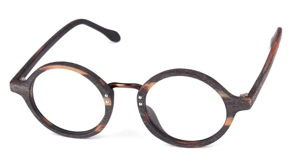 Panties tugging retro glasses