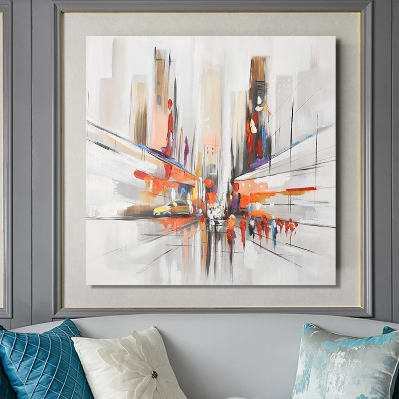 Modern Abstract Oil Painting on Canvas Wall Art Posters Print Watercolor Streetscape Decorative Pictures for Living Room Decor
Modern Abstract Oil Painting on Canvas Wall Art Posters Print Watercolor Streetscape Decorative Pictures for Living Room Decor