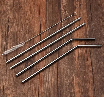 100sets 5pcs/set Stainless Steel Straight/Bent Drinking Straws with Cleaning Brush in Retail Package wen6518
100sets 5pcs/set Stainless Steel Straight/Bent Drinking Straws with Cleaning Brush in Retail Package wen6518