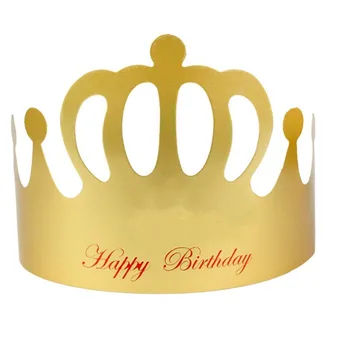 New Gold Red Birthday Paper Crown Children Women Boy Girl Birthday Party Hats Headwear Birthday Party Supplies
New Gold Red Birthday Paper Crown Children Women Boy Girl Birthday Party Hats Headwear Birthday Party Supplies