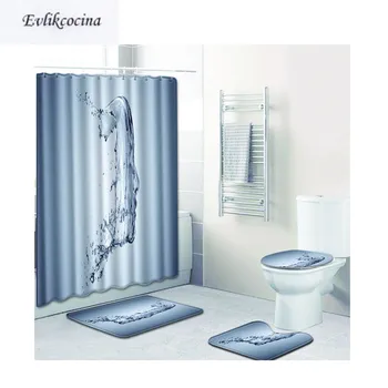 Free Shipping 4pcs Water Column Banyo Paspas Bathroom Carpets Toilet Bath Mats Set Non Slip Tapis Salle De Bain Alfombra Bano
Free Shipping 4pcs Water Column Banyo Paspas Bathroom Carpets Toilet Bath Mats Set Non Slip Tapis Salle De Bain Alfombra Bano