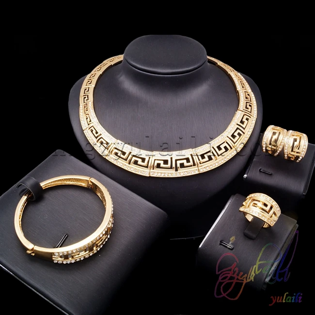 Yulaili 2018 Women Wedding Leaves Crystal Jewelry Sets Bridal Party Accessories Gold Necklace Beads Statement Jewerly
Yulaili 2018 Women Wedding Leaves Crystal Jewelry Sets Bridal Party Accessories Gold Necklace Beads Statement Jewerly