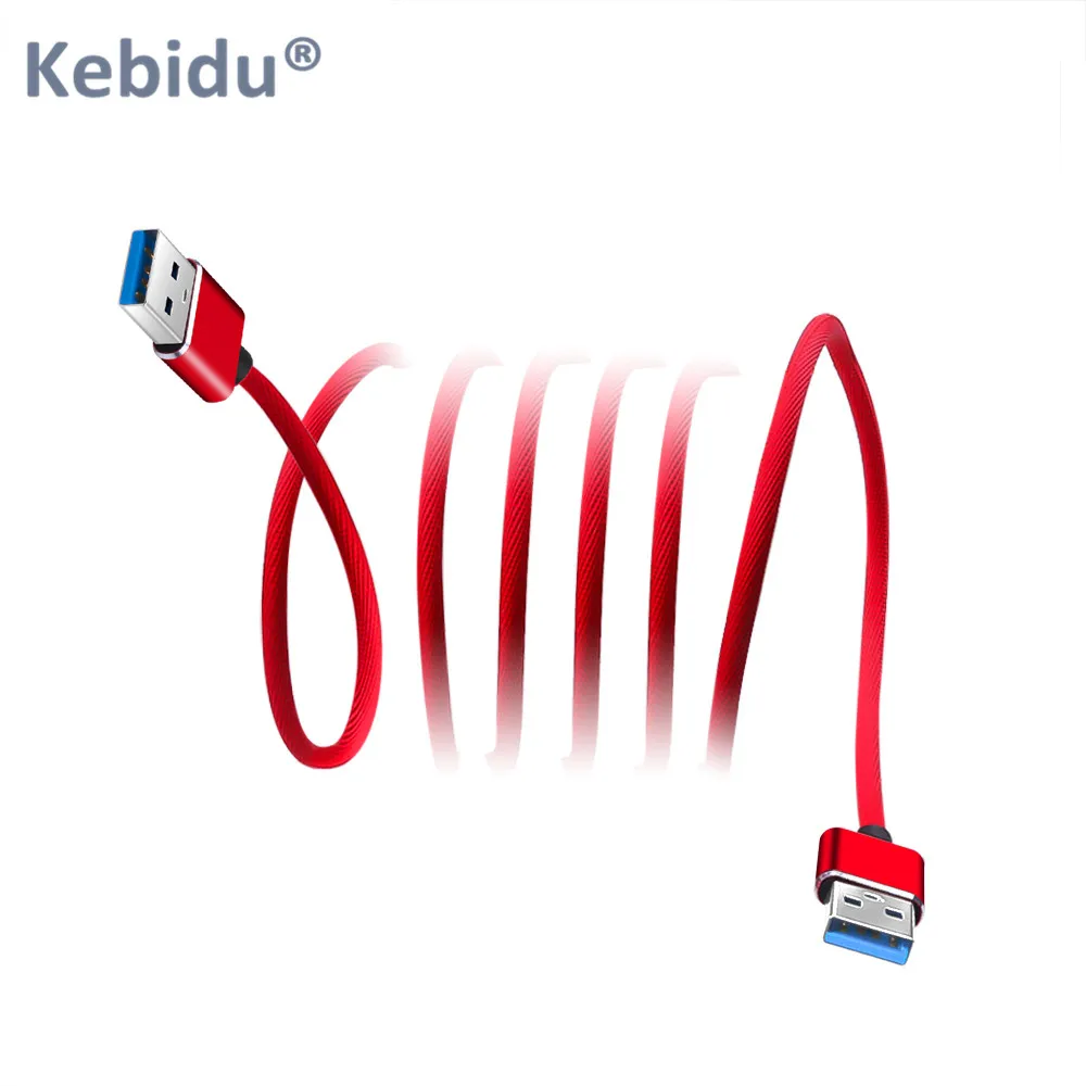 Фото Удлинительный кабель Kebidu USB 2 0 1 м USB-USB Type A Папа-папа для внешнего жесткого диска
