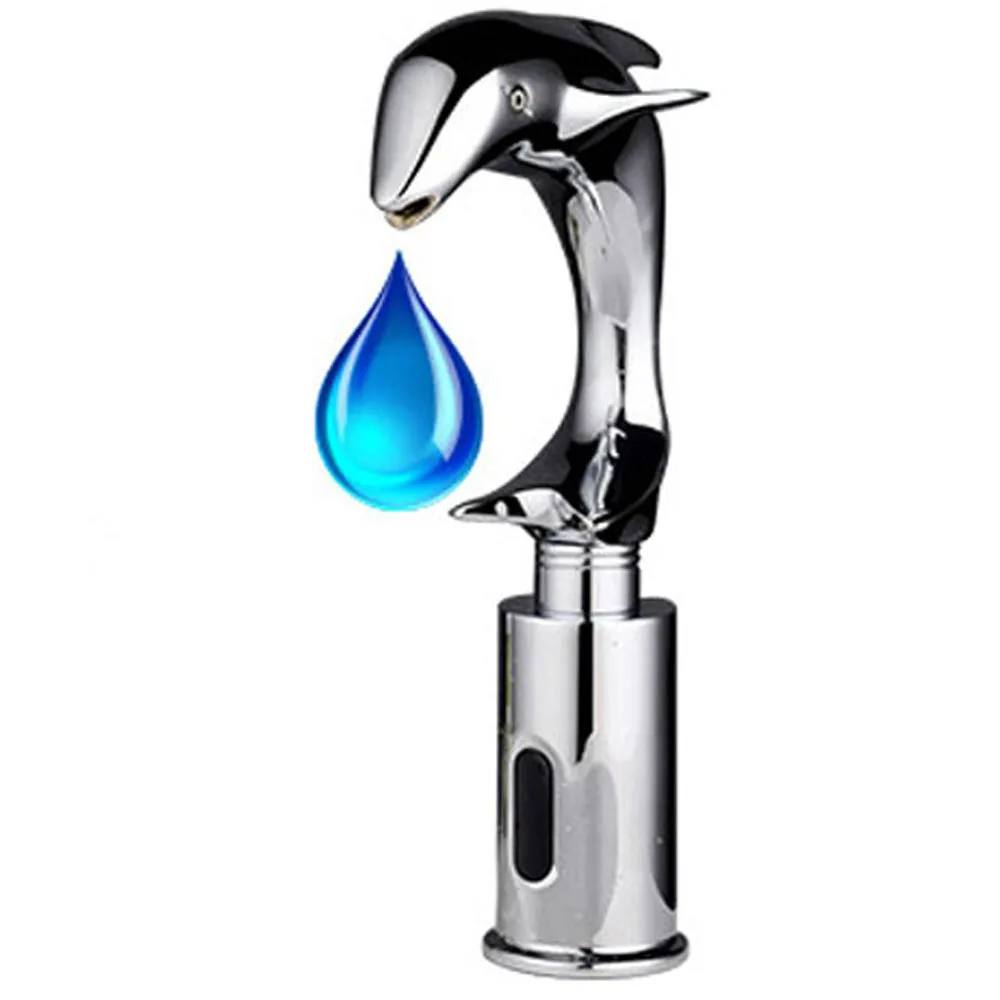 New Dolphin Brass Chrome Mixer Automatic Hand Free Touch Sensor Faucet Solenoid valve Water Tap animal Shape Creative durable
New Dolphin Brass Chrome Mixer Automatic Hand Free Touch Sensor Faucet Solenoid valve Water Tap animal Shape Creative durable