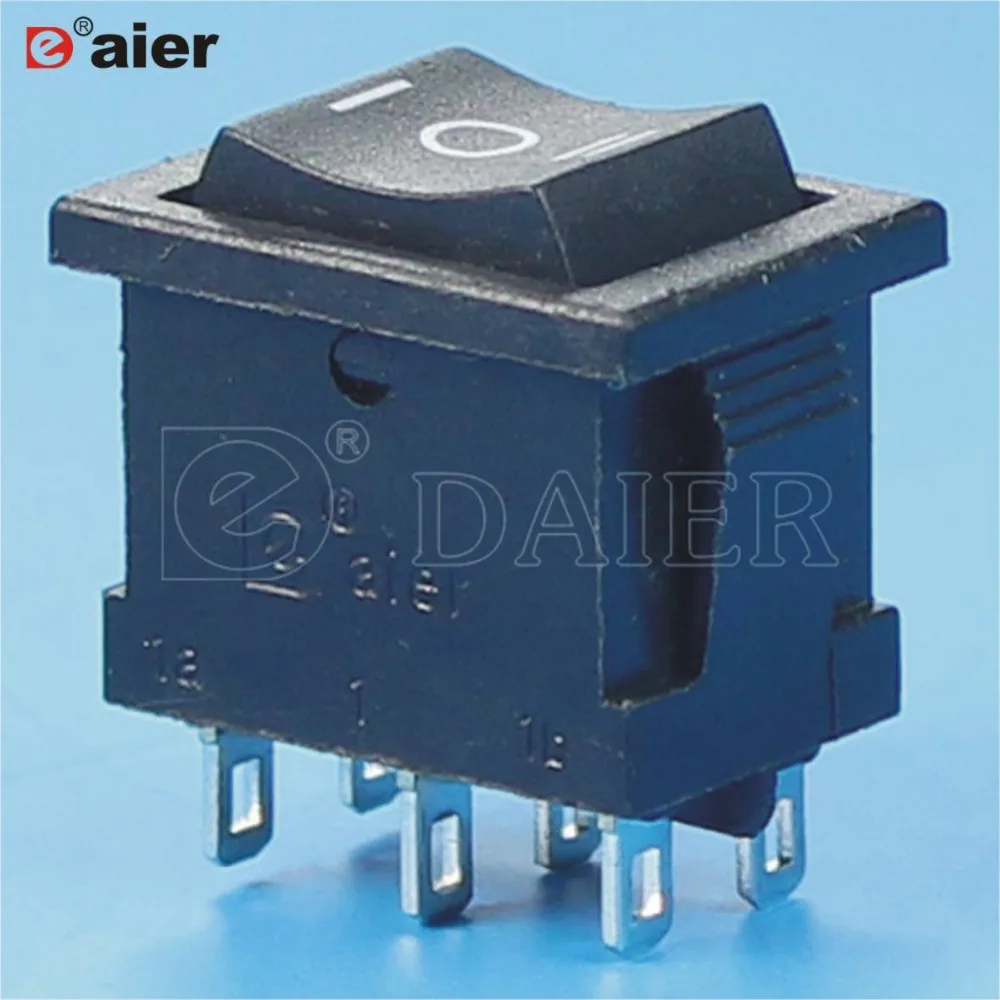 100PCS KCD1-1-203 DPDT 6 Pins Miniature Rocker Switch ON-OFF-ON 3 Position 6A 250VAC
100PCS KCD1-1-203 DPDT 6 Pins Miniature Rocker Switch ON-OFF-ON 3 Position 6A 250VAC
