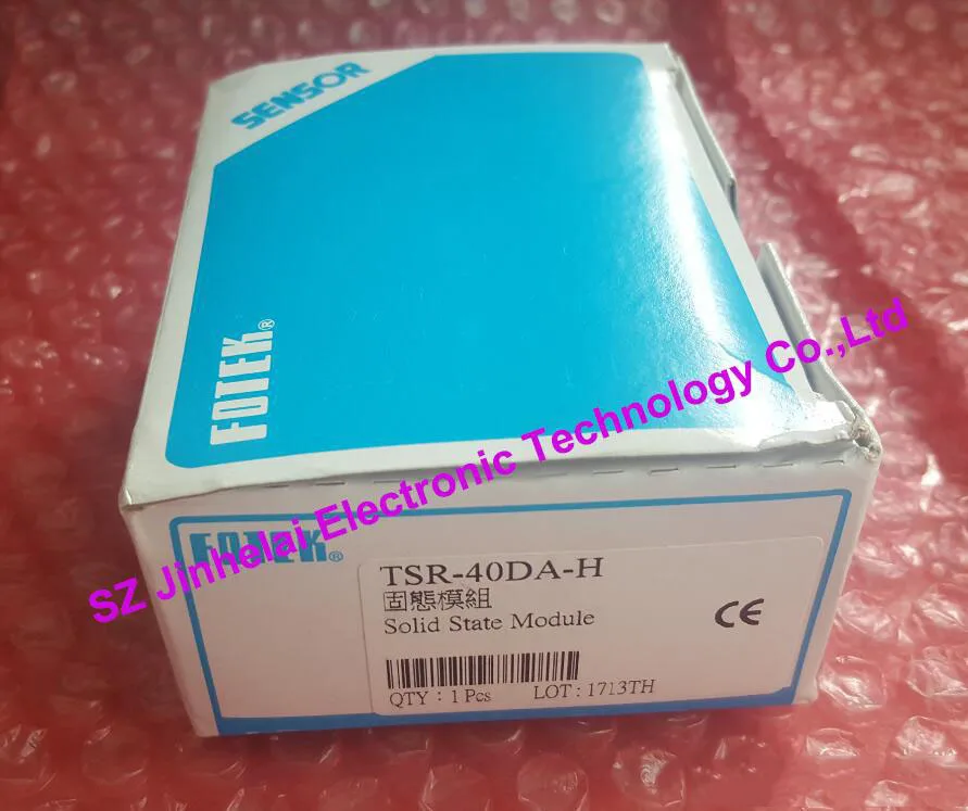 TSR-40DA-H Authentic original FOTEK 3-Phase SOLID STATE MODULE,SSR, SOLID STATE RELAY 40A 90-480VAC 4-32VDC
TSR-40DA-H Authentic original FOTEK 3-Phase SOLID STATE MODULE,SSR, SOLID STATE RELAY 40A 90-480VAC 4-32VDC