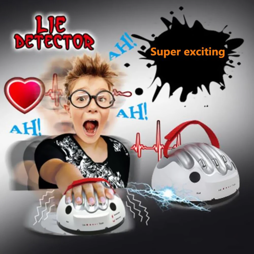 Polygraph Test Tricky Funny Adjustable Adult Truth or Dare Game Electric Shock Lie Detector Liar Shocking Party Game Console Toy
Polygraph Test Tricky Funny Adjustable Adult Truth or Dare Game Electric Shock Lie Detector Liar Shocking Party Game Console Toy
