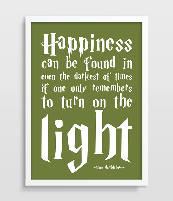 Harry Potter Poster Albus Dumbledore Quote Happiness Can Be Found Inspirational Print Wall Art Hogwarts Professor Print painting
Harry Potter Poster Albus Dumbledore Quote Happiness Can Be Found Inspirational Print Wall Art Hogwarts Professor Print painting