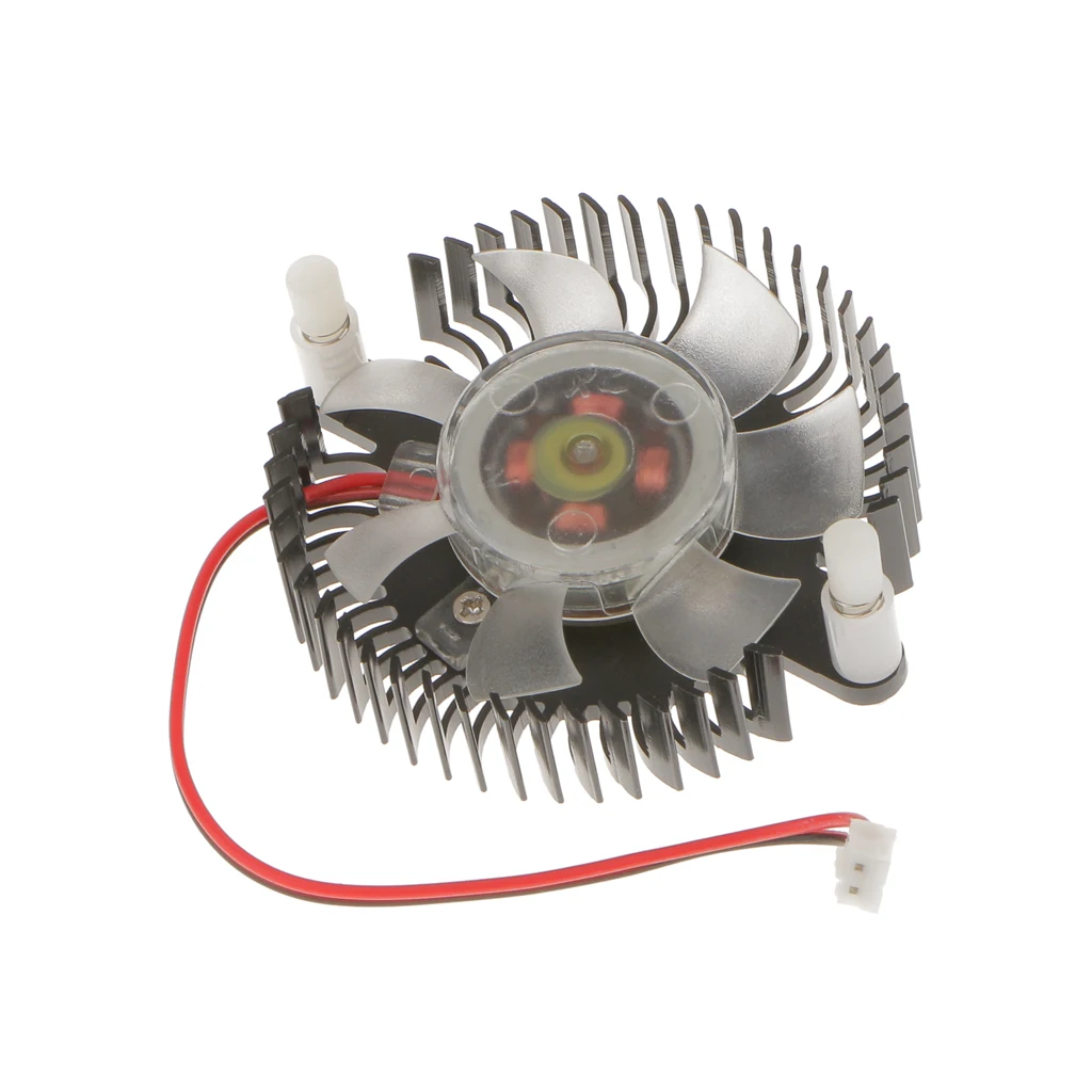Black Mini Metal 55mm Hole Round Heatsink Computer VGA Card Cooling Fan Cooler with a 2-pin Female Connector
Black Mini Metal 55mm Hole Round Heatsink Computer VGA Card Cooling Fan Cooler with a 2-pin Female Connector