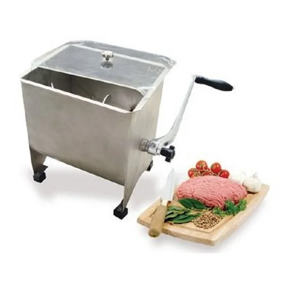 Commercial hand operated stainless steel sausage used meat mixer,meat mixing machine,meat mixer for sausage.-20LBS capacity
Commercial hand operated stainless steel sausage used meat mixer,meat mixing machine,meat mixer for sausage.-20LBS capacity