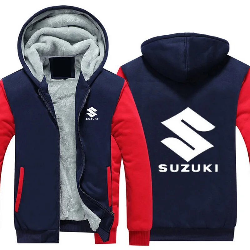 2019 Hot New SUZUKI Jackets Men Thicken Hoodie Riding Clothes Zipper Coat Jacket Fleece Sweatshirt
2019 Hot New SUZUKI Jackets Men Thicken Hoodie Riding Clothes Zipper Coat Jacket Fleece Sweatshirt