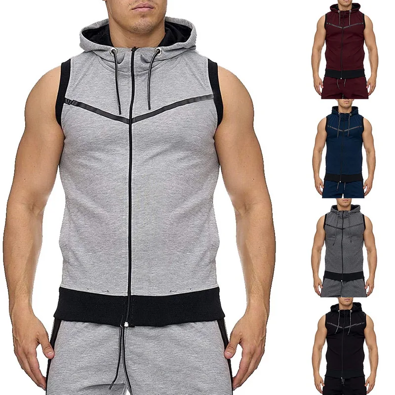 HEFLASHOR 2019 Men Hooded Jacket Fashion Brand Male Sleeveless Jacket Zipper Pocket Gilet Casual Cotton Male Vest Plus Size
HEFLASHOR 2019 Men Hooded Jacket Fashion Brand Male Sleeveless Jacket Zipper Pocket Gilet Casual Cotton Male Vest Plus Size