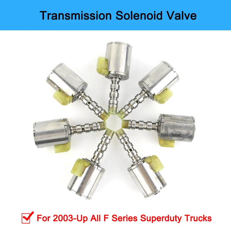 5R110W 7 Pcs Automatic Transmission Solenoid Valve Repacement for Ford Accessories
5R110W 7 Pcs Automatic Transmission Solenoid Valve Repacement for Ford Accessories