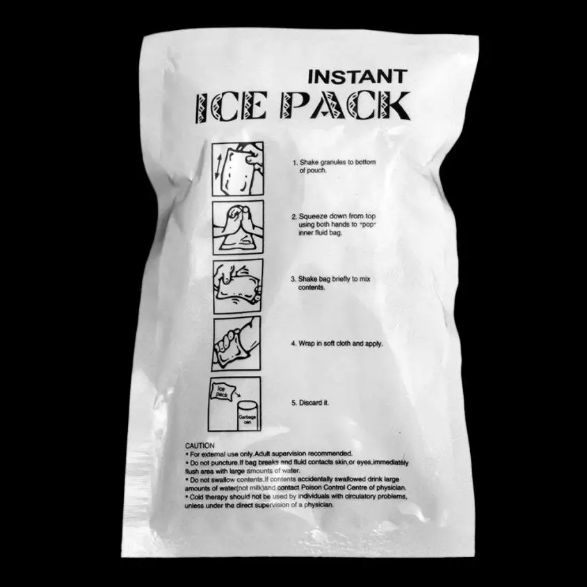 Cold Pack Ice Pack 17.5*11cm Disposable Multi-function Instant Human body logistics cooling psw0702
Cold Pack Ice Pack 17.5*11cm Disposable Multi-function Instant Human body logistics cooling psw0702