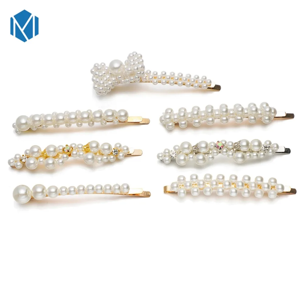 M MISM INS Hair Clips For Womens Haar Accessoires Headwear Girls Bow Tie Pearl Hairpins Hair Ornament Alloy BB Hairgrip Barrette
M MISM INS Hair Clips For Womens Haar Accessoires Headwear Girls Bow Tie Pearl Hairpins Hair Ornament Alloy BB Hairgrip Barrette