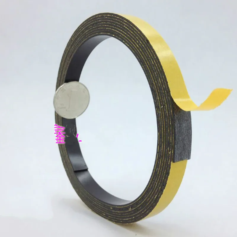 1M 10*1mm Soft Magnetic Strip Rubber Magnet Width 10mm Thickness 1mm Self Adhesive Flexible Can Cut All Kinds Of Shapes 10X1
1M 10*1mm Soft Magnetic Strip Rubber Magnet Width 10mm Thickness 1mm Self Adhesive Flexible Can Cut All Kinds Of Shapes 10X1