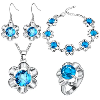 Zircon Costume Silver 925 Jewelry Sets Women Earrings With Stones Bracelets Necklace&Pendant Rings Set Jewelery Gift
Zircon Costume Silver 925 Jewelry Sets Women Earrings With Stones Bracelets Necklace&Pendant Rings Set Jewelery Gift