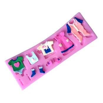 3D Baby Cloth Silicone Cake Mold Candy Fondant Chocolate Mould Cake Decorating Tools Cupcake Baking Molds Kitchen Accessories
3D Baby Cloth Silicone Cake Mold Candy Fondant Chocolate Mould Cake Decorating Tools Cupcake Baking Molds Kitchen Accessories