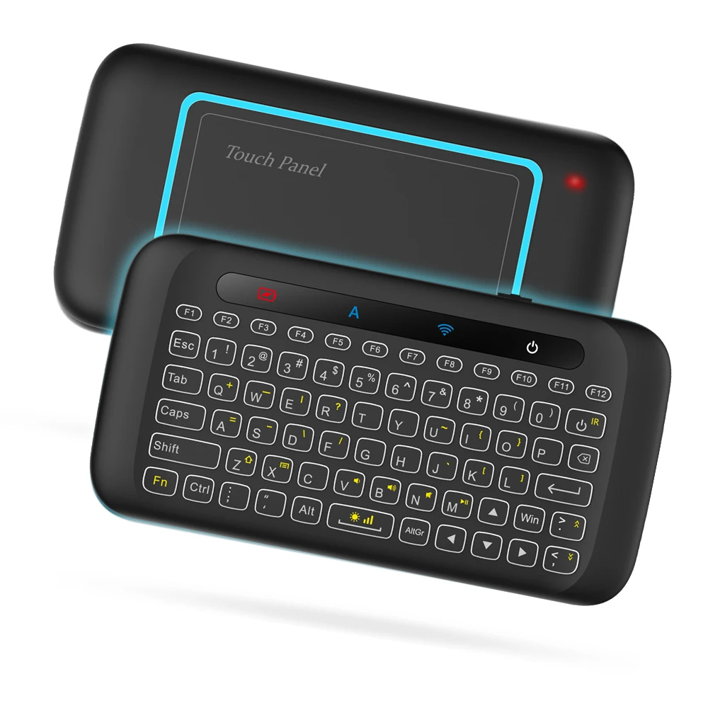 H20 2.4GHz Wireless Mini Keyboard Backlight multi-touch touchpad Air mouse With 280mAh Battery Long Standy for PC Smart TV Box
H20 2.4GHz Wireless Mini Keyboard Backlight multi-touch touchpad Air mouse With 280mAh Battery Long Standy for PC Smart TV Box